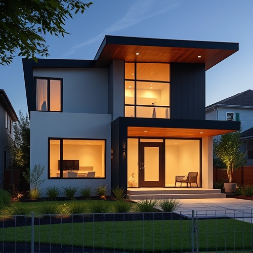 modern home exterior