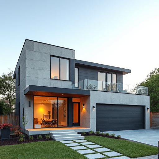 modern home exterior