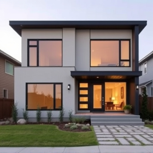 modern home exterior