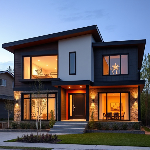 modern home exterior