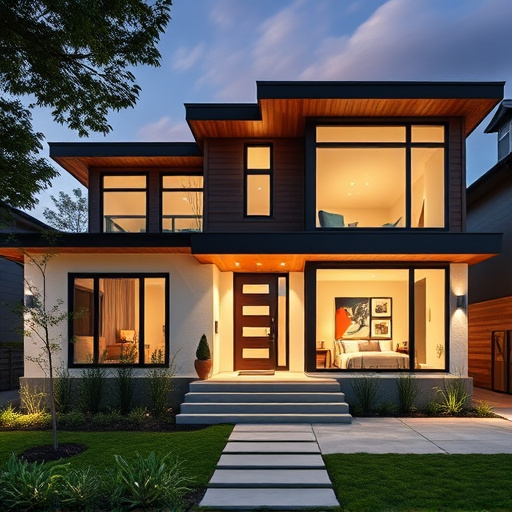 modern home exterior