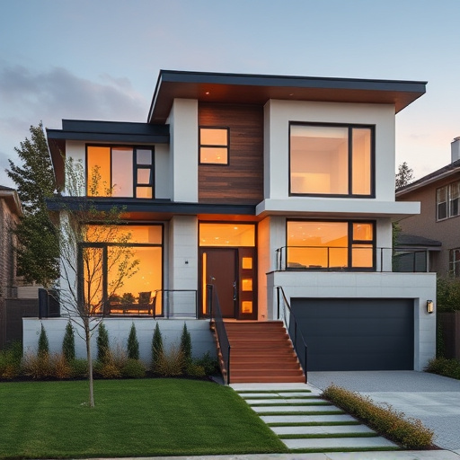 modern home exterior