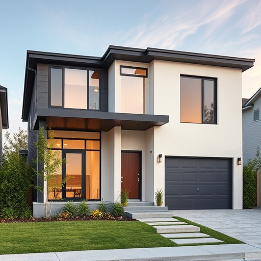 modern home exterior