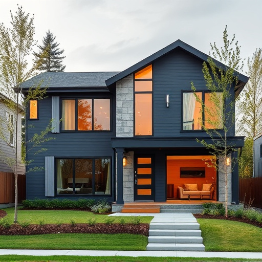modern home exterior