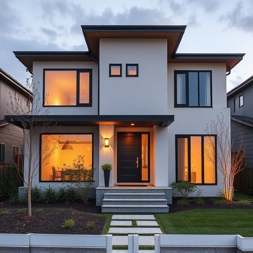 modern home exterior