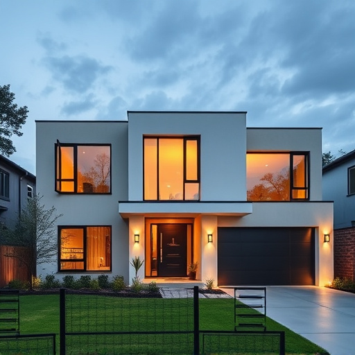 modern home exterior
