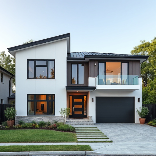 modern home exterior