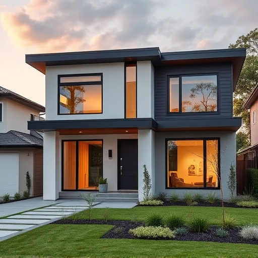modern home exterior