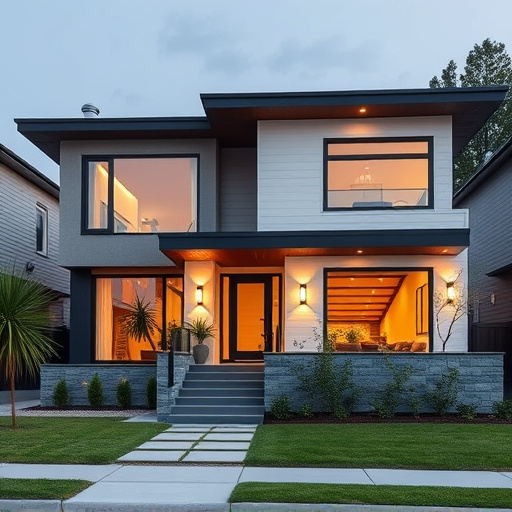modern home exterior