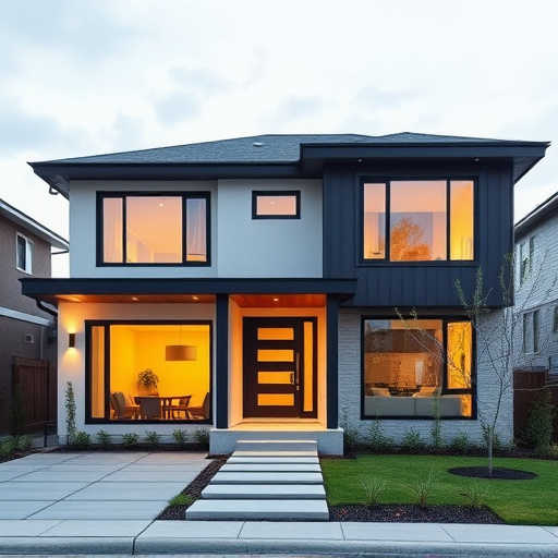 modern home exterior