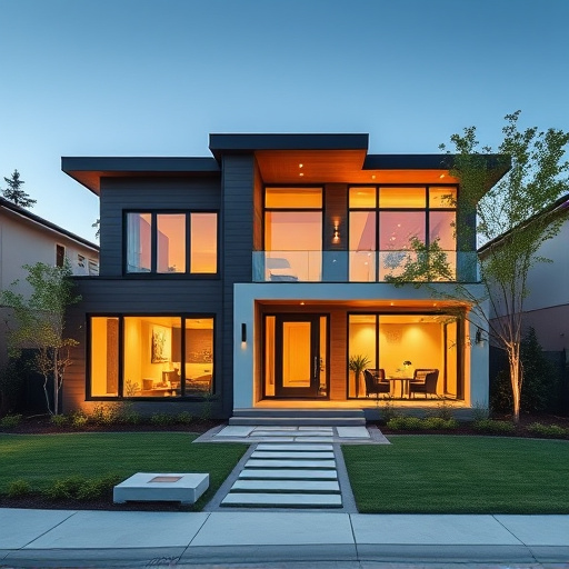 modern home exterior