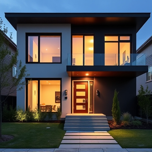 modern home exterior