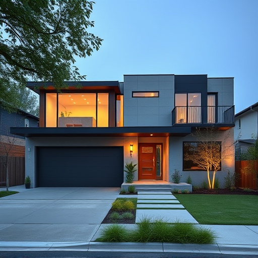 modern home exterior