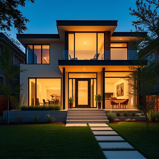 modern home exterior