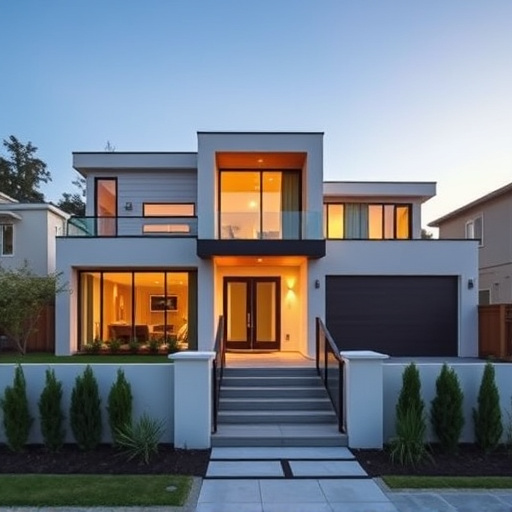 modern home exterior