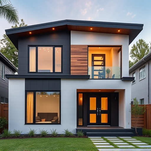 modern home exterior