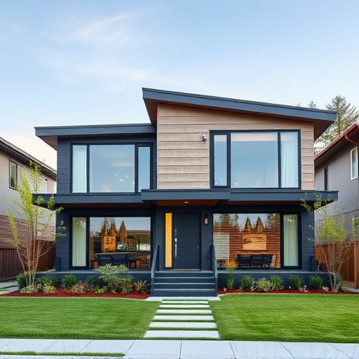 modern home exterior