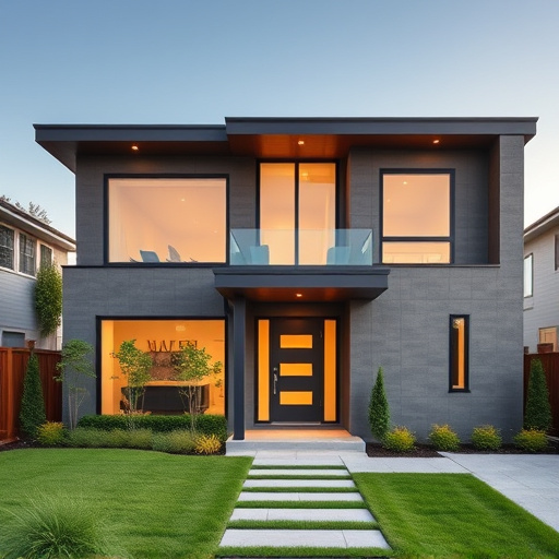 modern home exterior