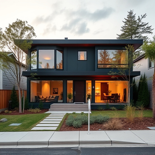 modern home exterior