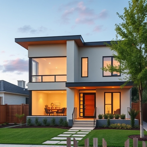 modern home exterior