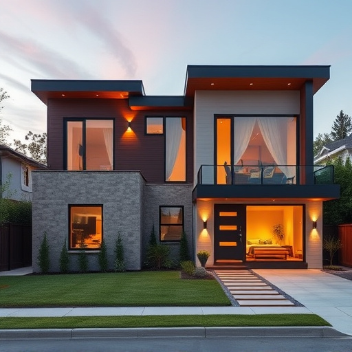 modern home exterior