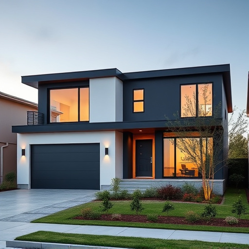 modern home exterior