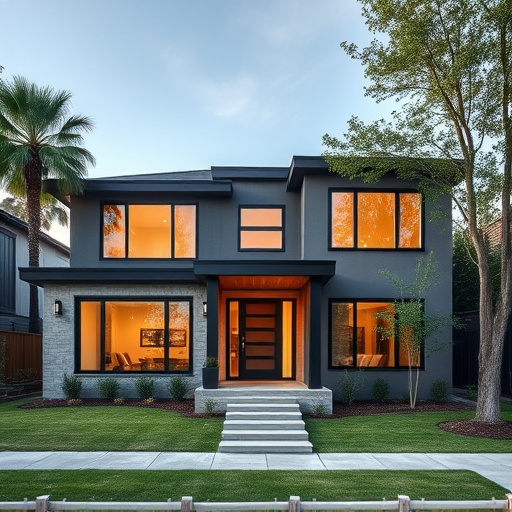 modern home exterior