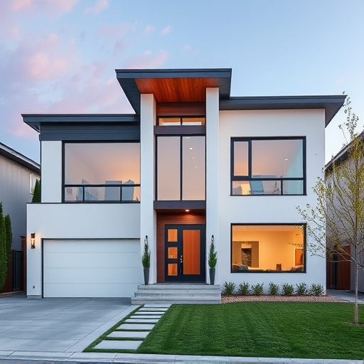 modern home exterior