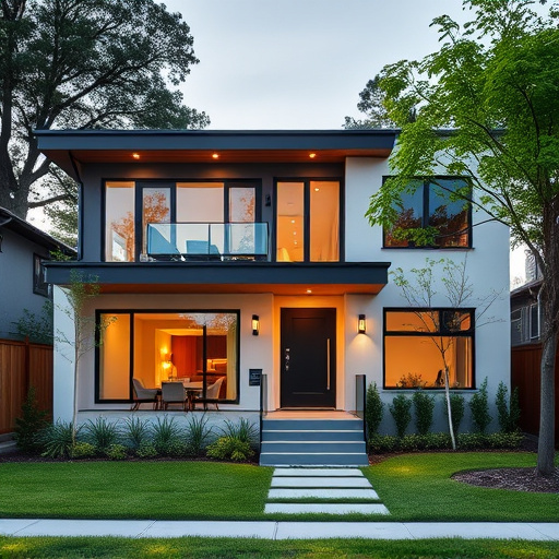 modern home exterior