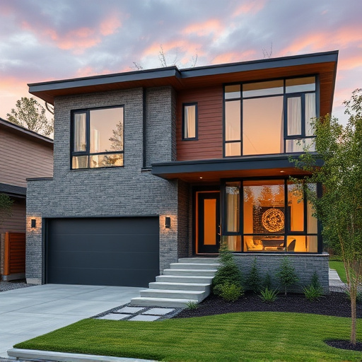 modern home exterior