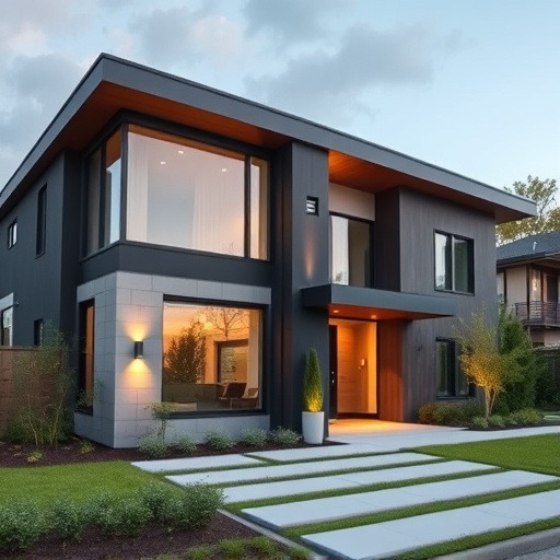 modern home exterior