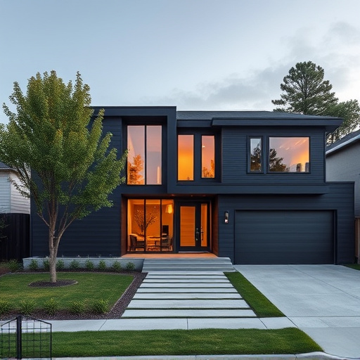 modern home exterior