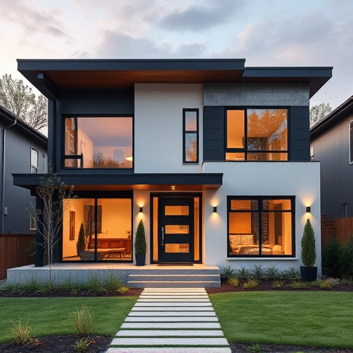 modern home exterior
