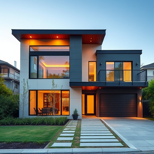modern home exterior