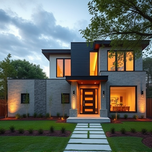 modern home exterior