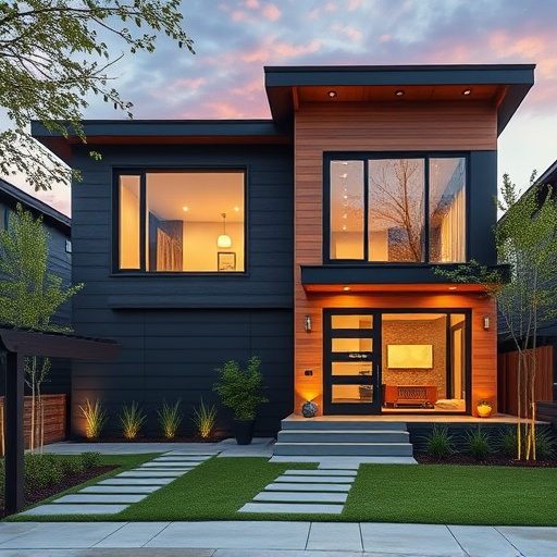 modern home exterior