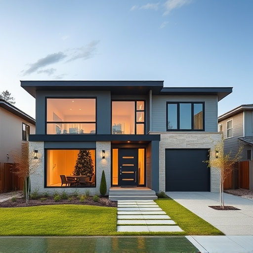 modern home exterior