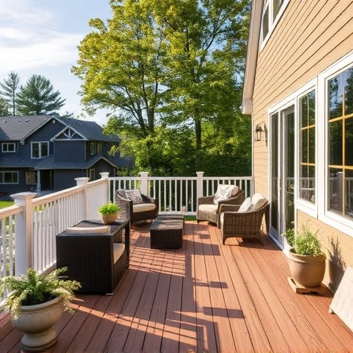 outdoor deck