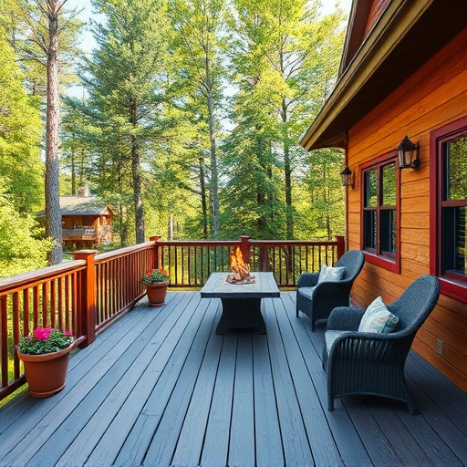 outdoor deck
