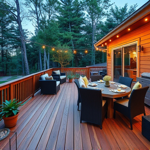 outdoor deck