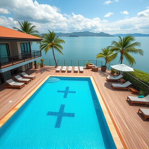 pool deck