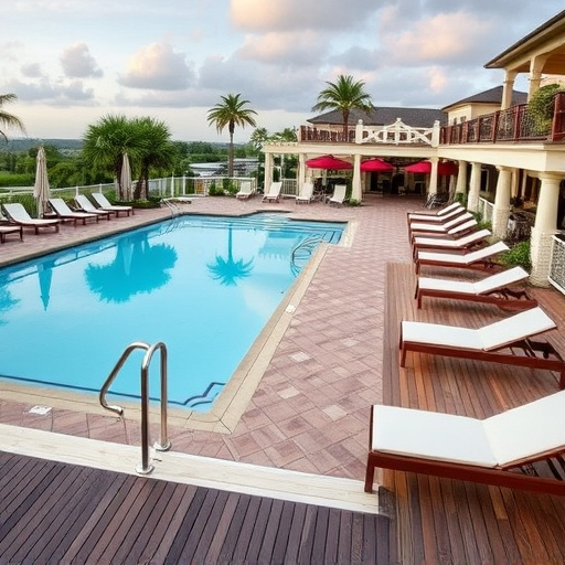 pool deck