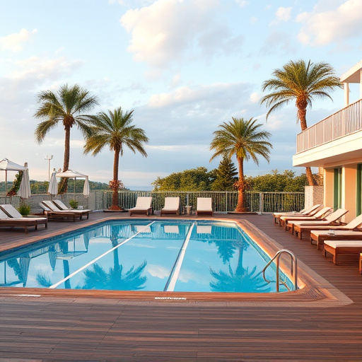 pool deck