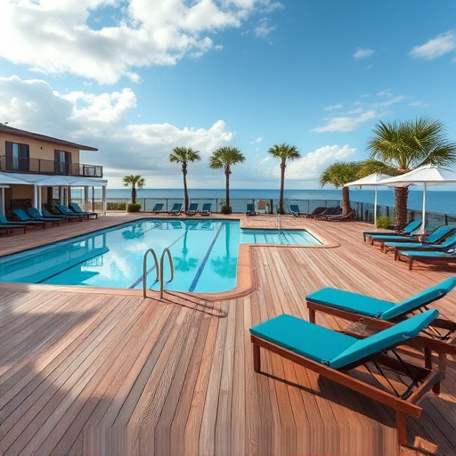 pool deck