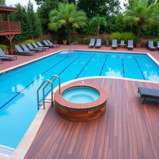 pool deck