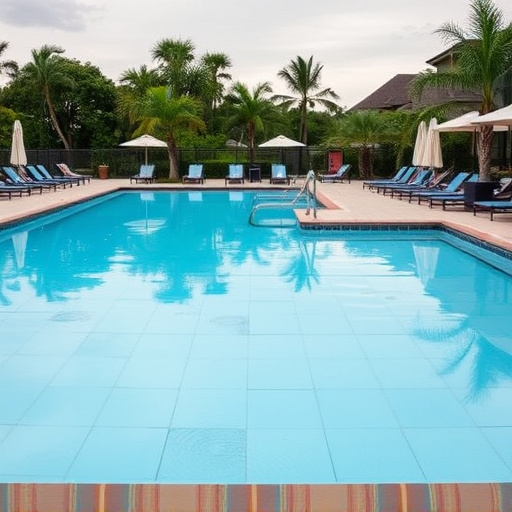 pool deck