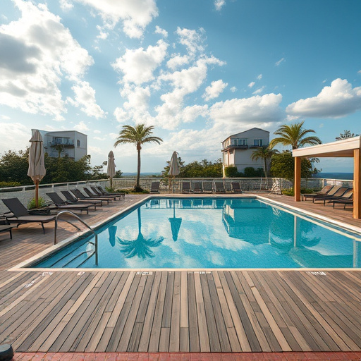 pool deck