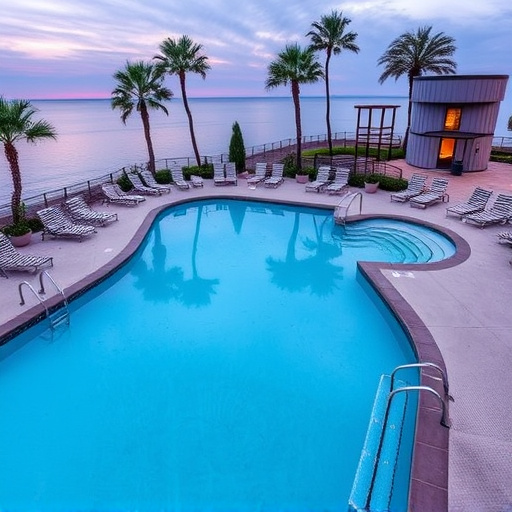 pool deck