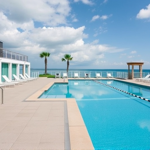 pool deck