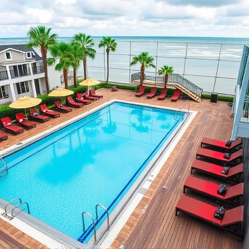 pool deck